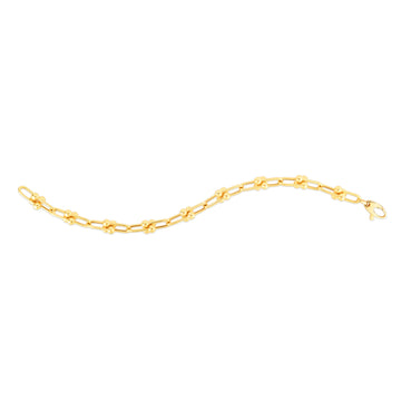 14K Yellow Gold 5mm Jax 18 Necklace with Lobster Clasp.